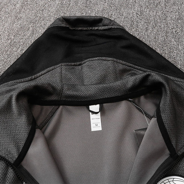 Kit Giacca a Zip con Cappuccio + Tuta Grigia NBA Lakers 2021/22