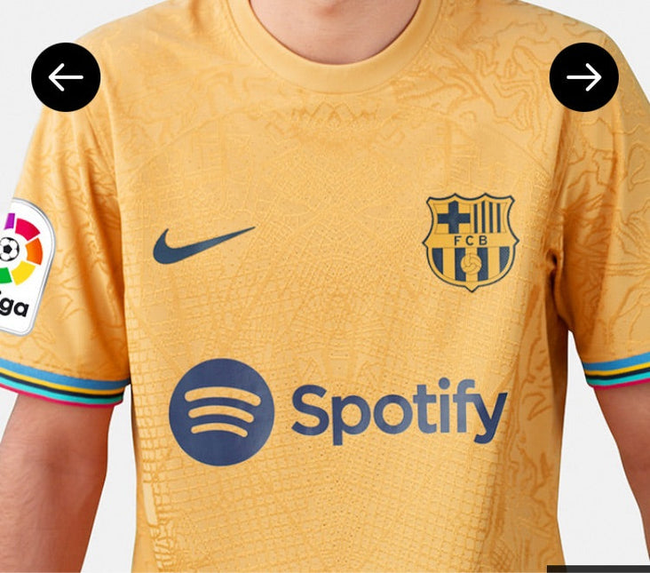 Maglia Barcelona Trasferta 2022/23 ( con Taglia XXXL e Taglia Bambino )
