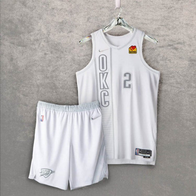 Kit NBA Maglia + Pantaloncini Oklahoma City Thunder City Edition 2021/22