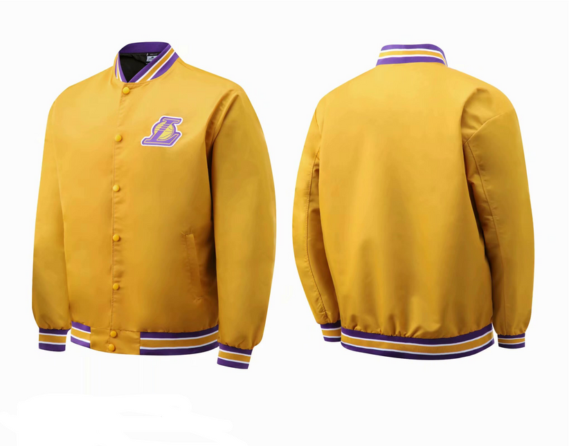 Giacca a Bottoni Los Angeles Lakers Gialla 2021/22
