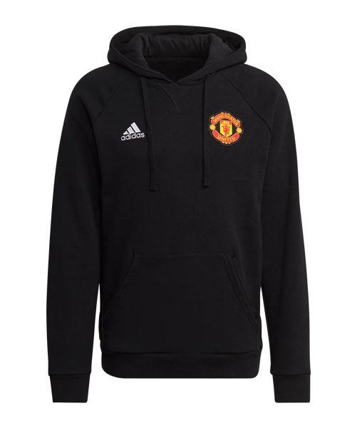 Felpa con Cappuccio Total Black Manchester United 2021/22
