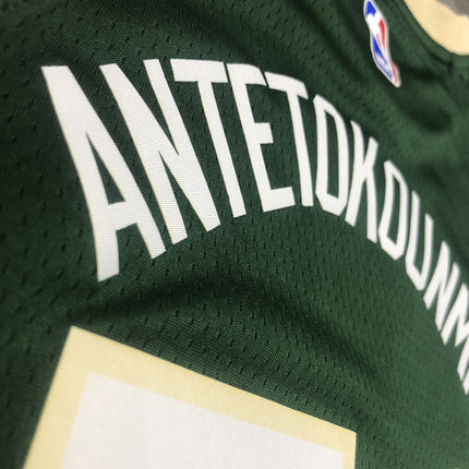 Maglia NBA Verde Milwaukee Buks 2021/22