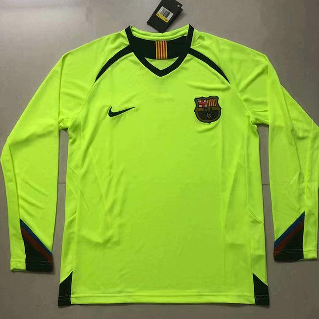 Maglia Retro a Maniche Lunghe Barcelona Trasferta 2005/06