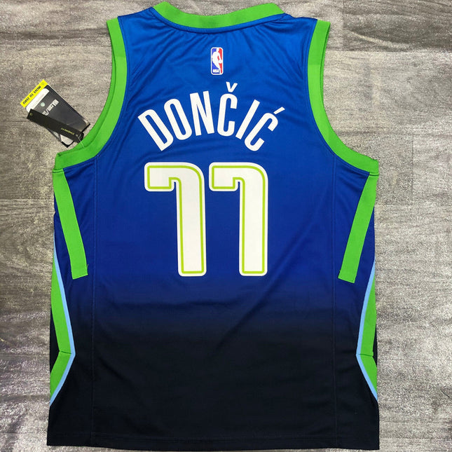 Maglia NBA “MAVS” Blu Mavericks Dallas 2021/22