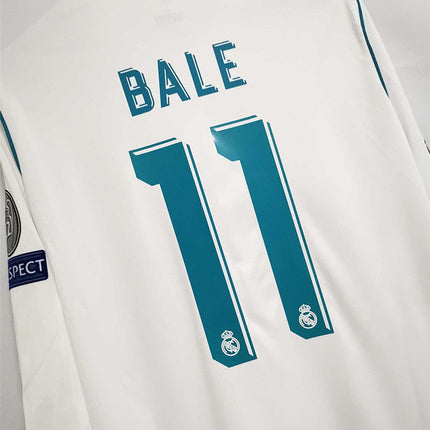 Maglia Retro a Maniche Lunghe Real Madrid Home 2017/18