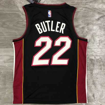 Maglia NBA Nera-Rossa Miami Heat 2021/22