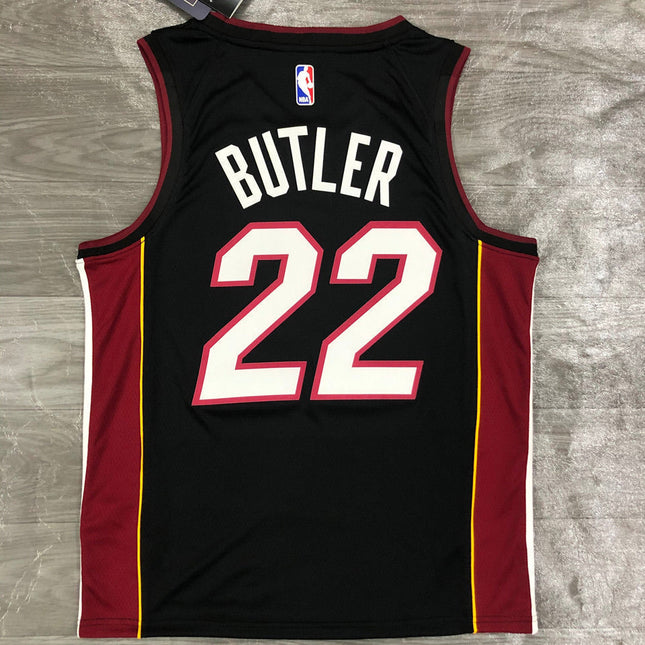 Maglia NBA Nera-Rossa Miami Heat 2021/22