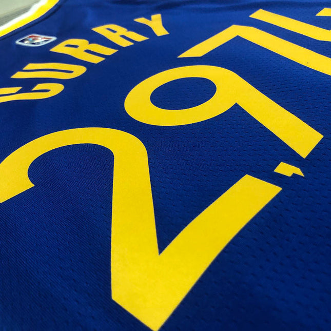Maglia NBA Golden State Warriors Blu “Stephen Curry Special Edition #2974” City Edition 2021/22