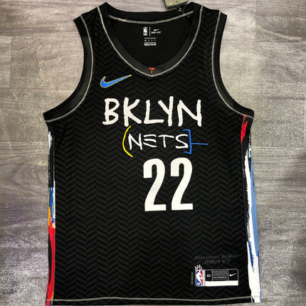 Maglia NBA Nera “BKLYN” Brooklyn Nets 2021/22