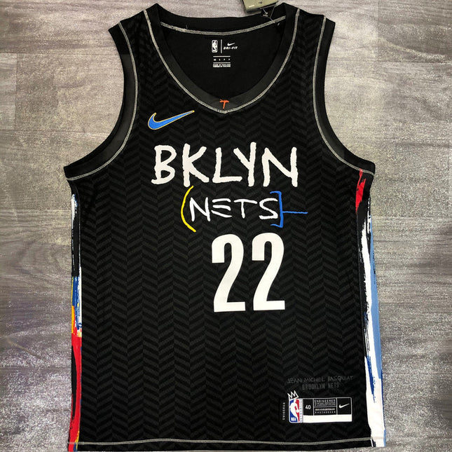 Maglia NBA Nera “BKLYN” Brooklyn Nets 2021/22