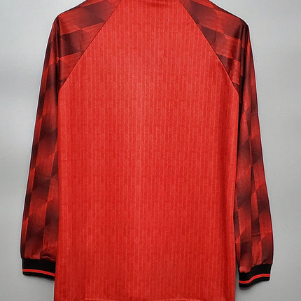 Maglia a Maniche Lunghe Retro Manchester United Home 1996/97