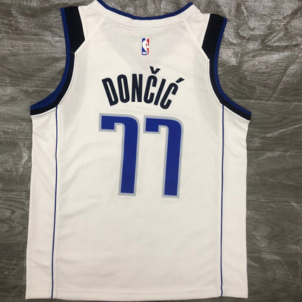 Maglia NBA Bianca Mavericks Dallas 2021/22