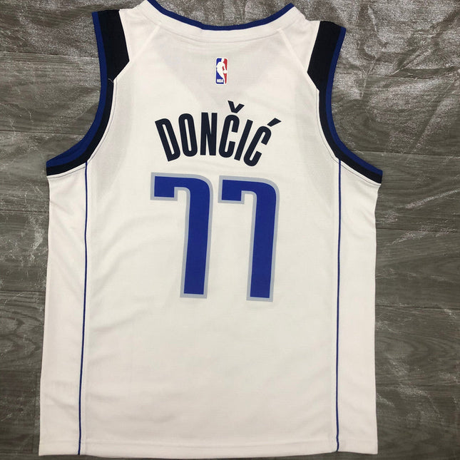 Maglia NBA Bianca Mavericks Dallas 2021/22