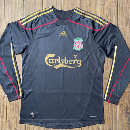 Maglia a Maniche Lunghe Retro Liverpool Trasferta 2009/10