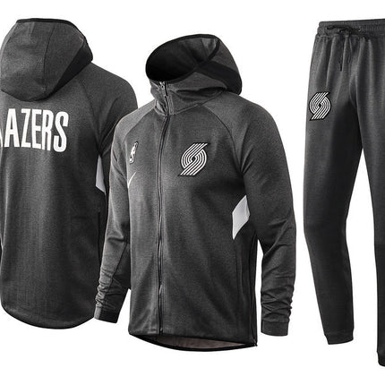 Kit Giacca a Zip con Cappuccio + Tuta NBA Portland Trail Blazers 2021/22