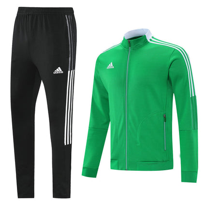 Kit Giacca a Zip + Tuta Adidas Verde REPLICA