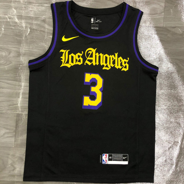 Maglia NBA Nera Lakers 2021/22