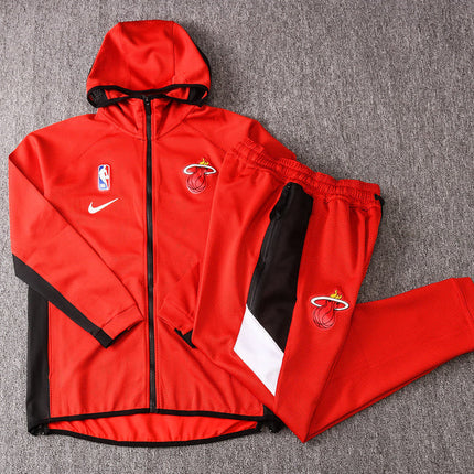 Kit Giacca a Zip con Cappuccio + Tuta Miami Heat 2021/22