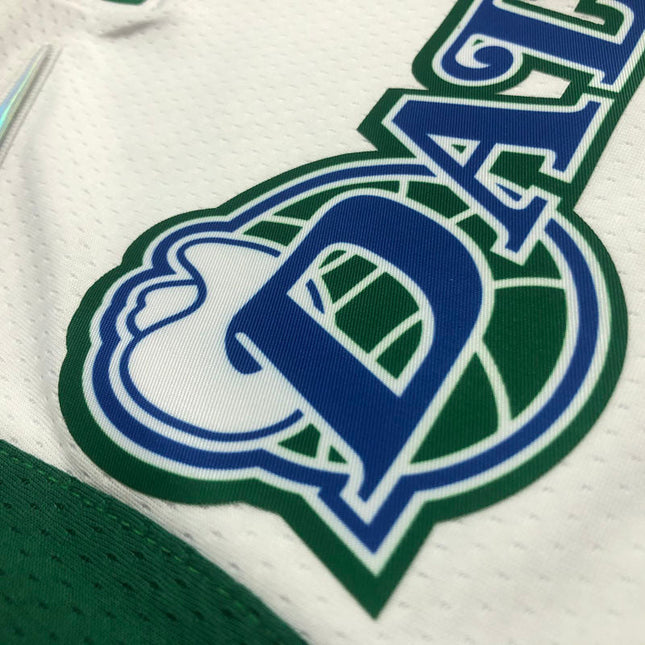 Maglia NBA Bianca-Verde Mavericks Dallas City Edition 2021/22