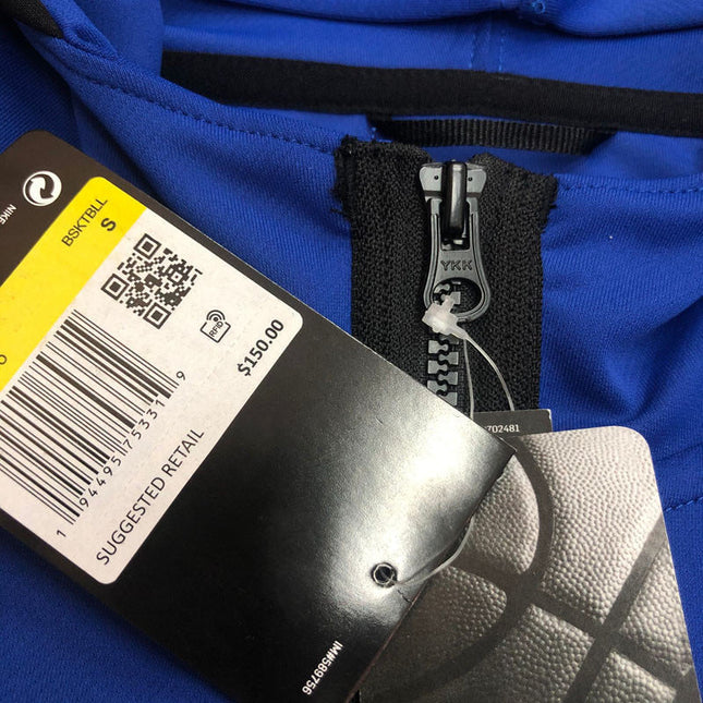 Giacca a Zip con Cappuccio NBA Blu Warriors 2021/22