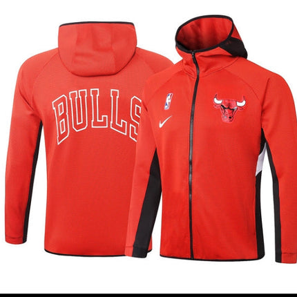 Giacca a Zip con Cappuccio NBA Chicago Bulls 2021/22
