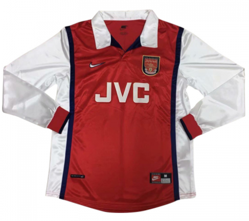 Maglia a Maniche Lunghe Retro Arsenal Home 1998/99