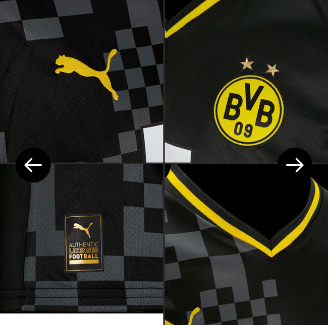 Maglia Borussia Dortmund Trasferta 2022/23 ( con Taglia XXXL e Taglia Bambino )