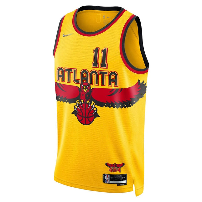 Maglia NBA Atlanta Hawks Nike “City Edition” Gialla 2021/22
