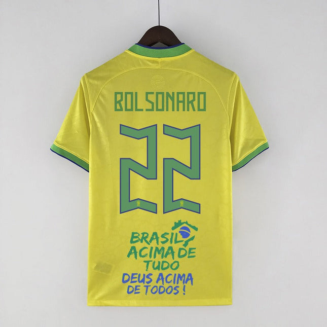 Maglia Brasile Home 2022/23 Special Edition Bolsonaro (Nazionali)