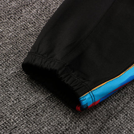 Kit NBA Felpa + Tuta Nera Brooklyn Nets 2021/22