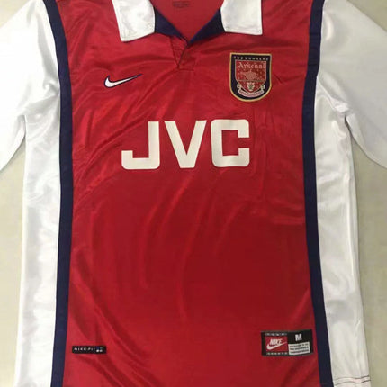 Maglia a Maniche Lunghe Retro Arsenal Home 1998/99