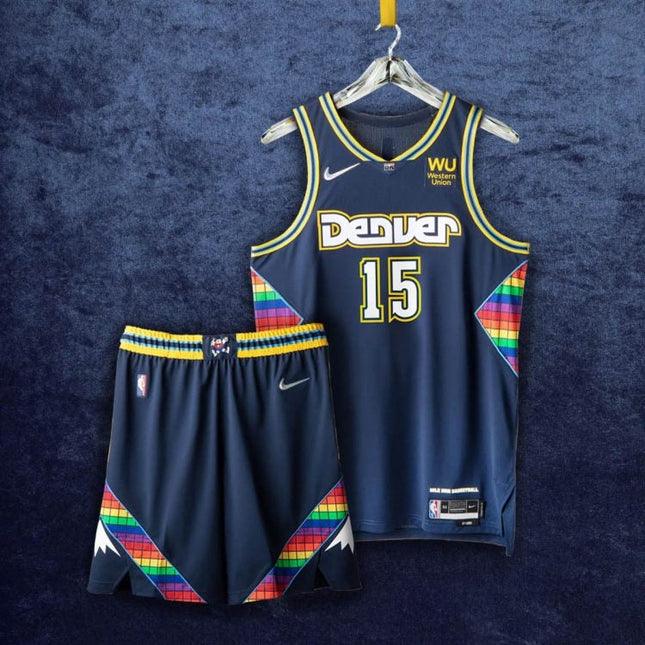 Kit NBA Maglia + Pantaloncini Denver Nuggets City Edition 2021/22