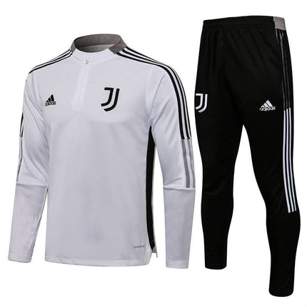 Kit Felpa Bianca + Tuta Nera Juventus 2021/22