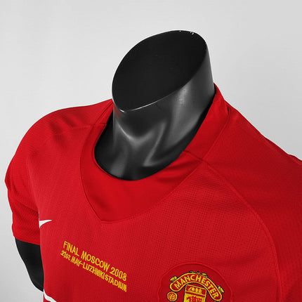 Maglia Retro Manchester United Home 2007/08 UCL Final Edition