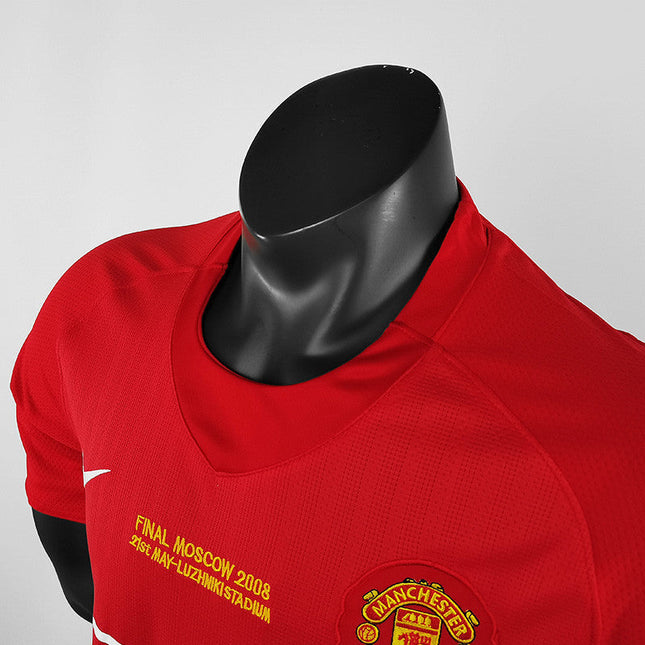 Maglia Retro Manchester United Home 2007/08 UCL Final Edition