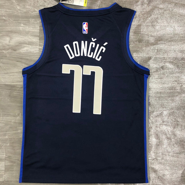 Maglia NBA Nera Mavericks Dallas 2021/22