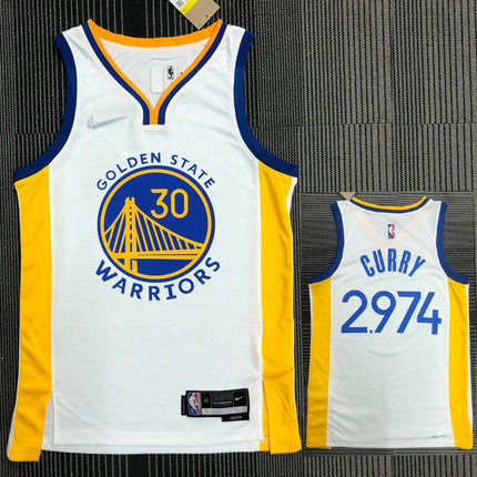 Maglia NBA Golden State WarriorsBianca “Stephen Curry Special Edition #2974” City Edition 2021/22