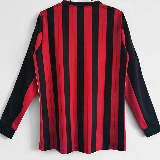 Maglia a Maniche Lunghe Retro Milan Home 2013/14