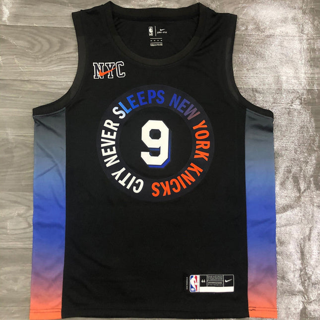 Maglia NBA Nera New York Knicks 2021/22