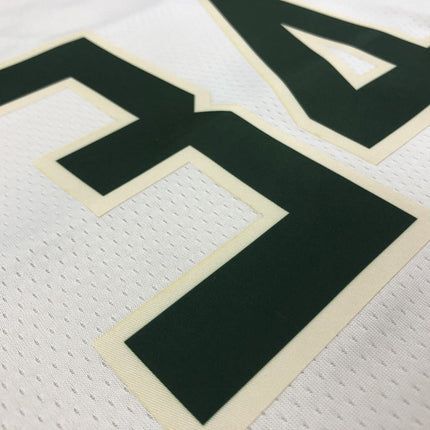 Maglia NBA Bianca con Logo Milwaukee Buks 2021/22