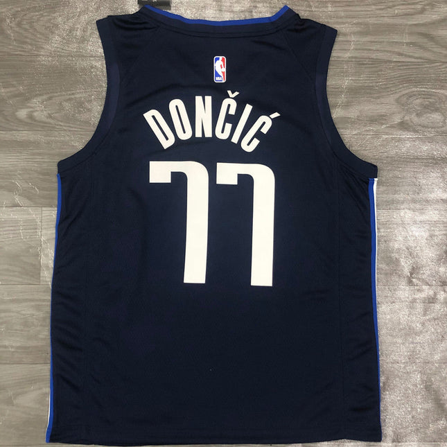 Maglia NBA Nera Mavericks Dallas 2021/22