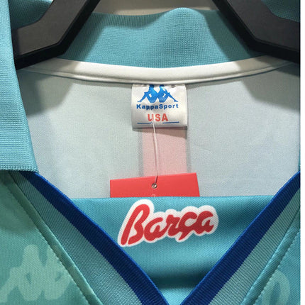 Maglia a Maniche Lunghe Retro Barcelona Trasferta 1996/97