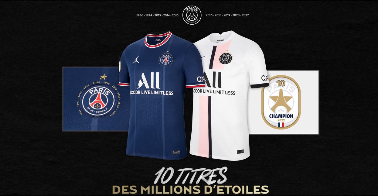 Maglia PSG Home 2021/22 Special Edition Campioni Ligue 1