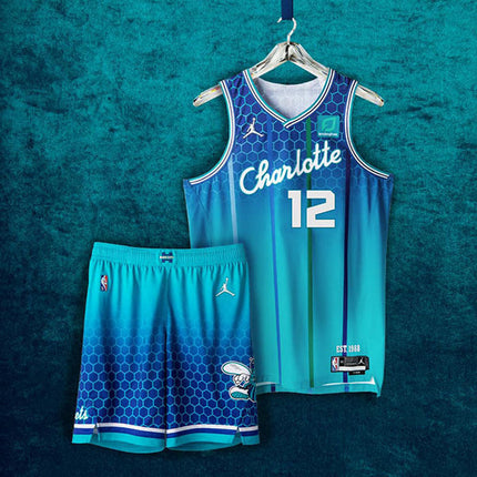Kit NBA Maglia + Pantaloncini Charlotte Hornets City Edition 2021/22