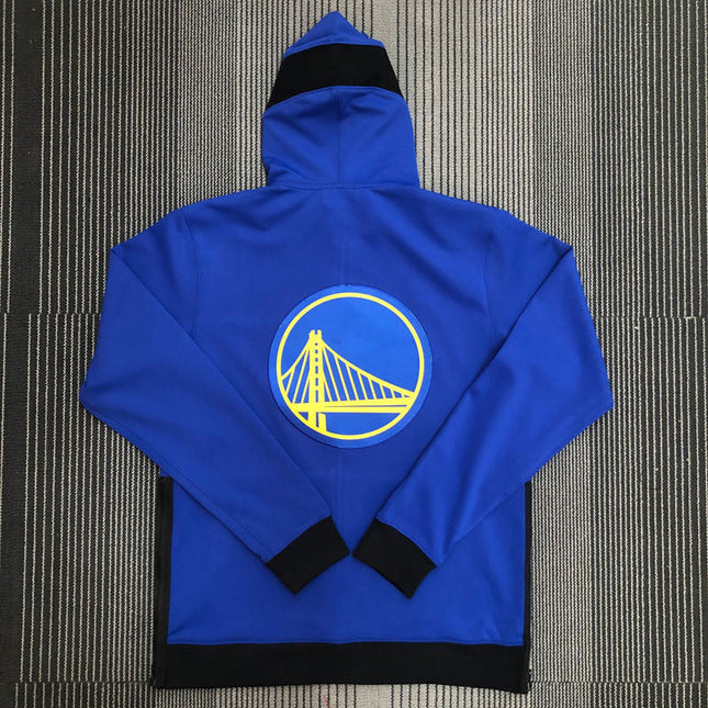 Giacca a Zip con Cappuccio NBA Blu Warriors 2021/22