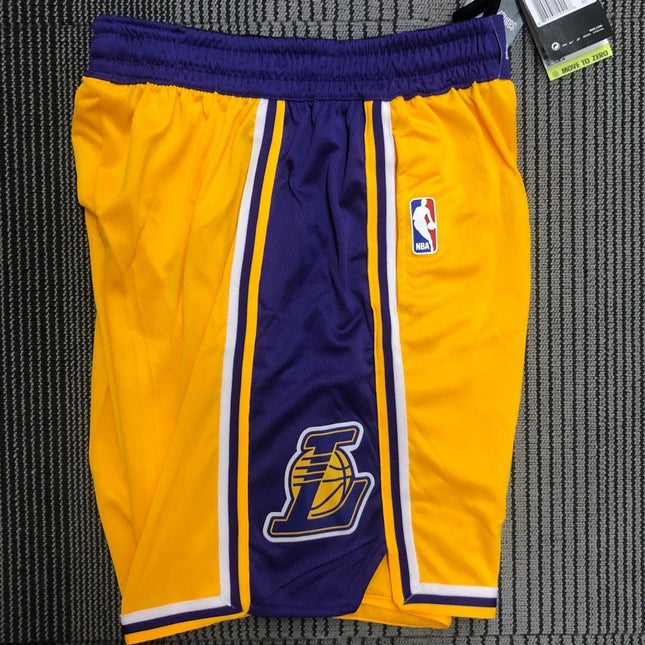 Pantaloncini NBA Gialli-Viola Lakers ICON EDITION 2020/21