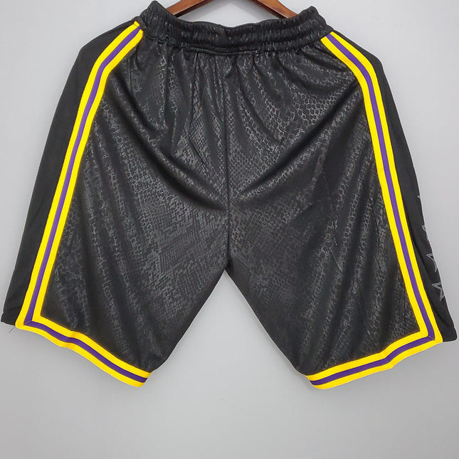 Pantaloncini NBA Neri-Gialli Lakers 2021/22