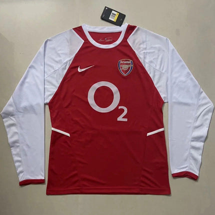 Maglia a Maniche Lunghe Retro Arsenal Home 2002/03