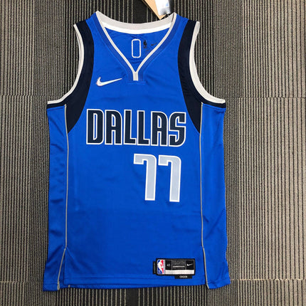 Maglia NBA Blu-Nera Mavericks Dallas 2021/22