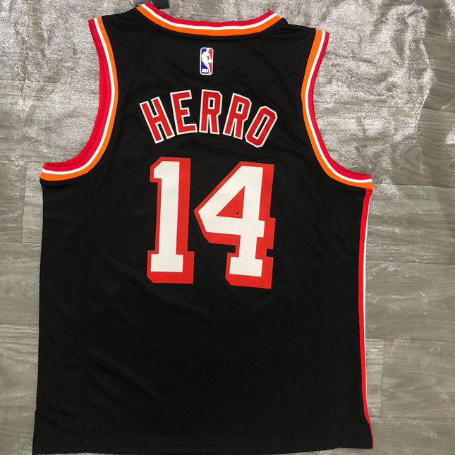 Maglia NBA Nera-Rossa Miami Heat 2021/22